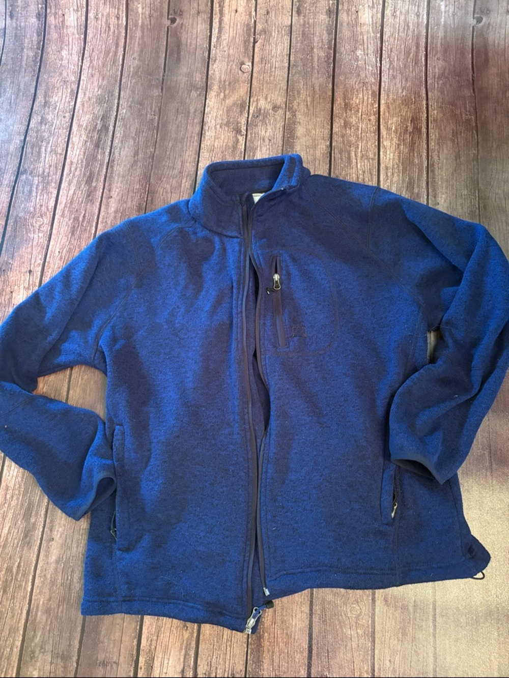 Avalanche Men's Royal Blue Full-Zip Fleece Jacket Sz XL